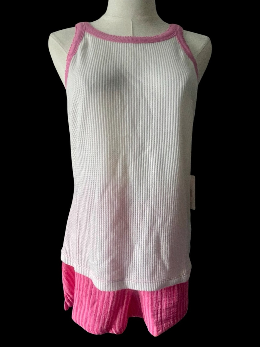 P.J. Salvage Boyfriend Waffle Lounge Set NWT XL - Picture 3 of 15